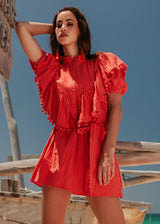 Tasa Dress | Neon Orange