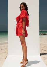 Tasa Dress | Neon Orange