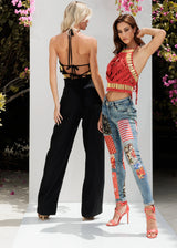 Bestie Goals Bridemaids Summerfest Womans Tops Boho Wedding Top Zoethelabel.com