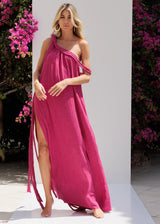 Eros Maxi Dress | Fuchsia
