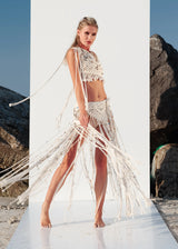 River Macrame Top | Bone