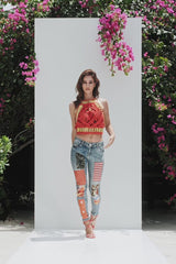 Melody Macrame Top | Copper And Gold