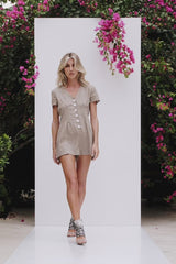 Jade Playsuit | Khaki