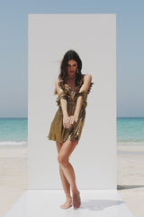Romy Dress | Gold