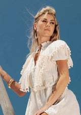 Tasa Dress | White