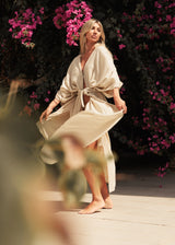 Aphrodite Robe Dress | Bone
