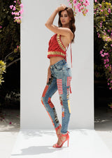 Open Back Sexy HalterNeck Crop Top Brunch Outfit Shopping Worldwide Clothing ZoeTheLabel